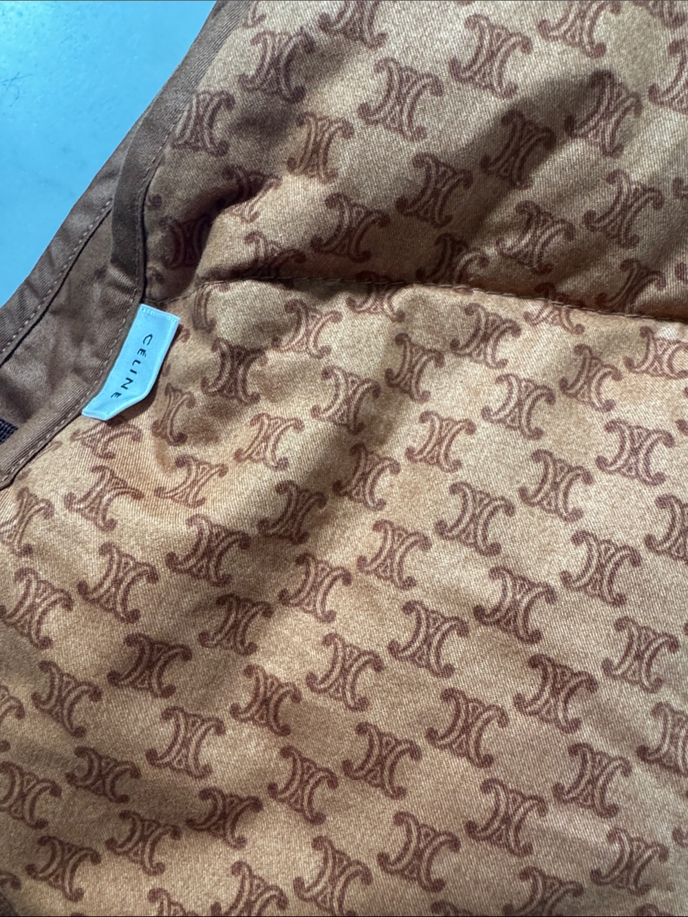 Celine Quilted Cropped Puffer Capelet - Picture 6 of 7